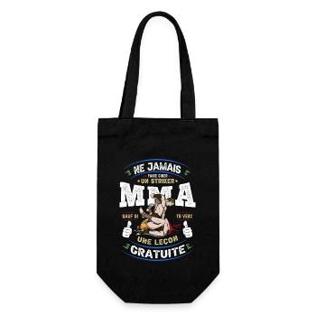 MMA - Leçon Gratuite Arts Martiaux Mixtes - Sac à bouteille - noir - Devant