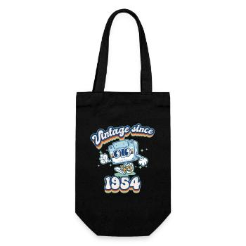Vintage Depuis 1954 Classique 71ème Anniversaire Rétro - Sac à bouteille - noir - Devant