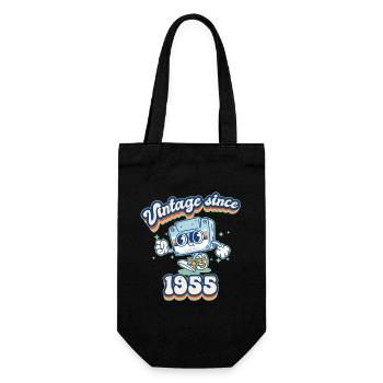 Vintage Depuis 1955 Classique 70ème Anniversaire Rétro - Sac à bouteille - noir - Devant
