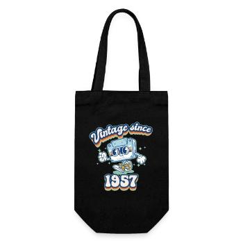 Vintage Depuis 1957 Classique 68ème Anniversaire Rétro - Sac à bouteille - noir - Devant