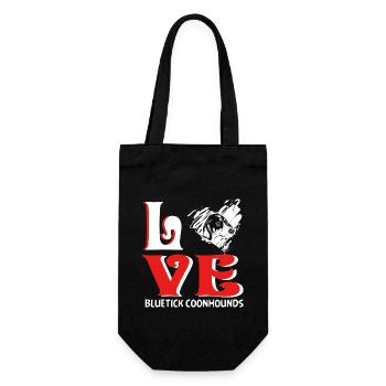 Bluetick Coonhound Love - Gift Bag for Bottles - black - Front
