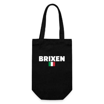 Brixen Italy Italian flag Italian - Gift Bag for Bottles - black - Front