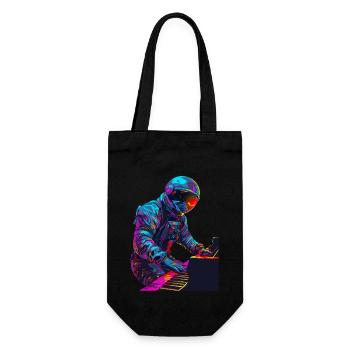 Piano astronaute - Sac à bouteille - noir - Devant