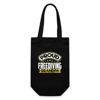 Sport Opa Freitauchen Opa - Geschenkbeutel für Flaschen - Schwarz - Vorne