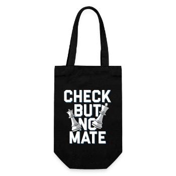 Chess Revival Movement Chess Lover Strategic - Gift Bag for Bottles - black - Front