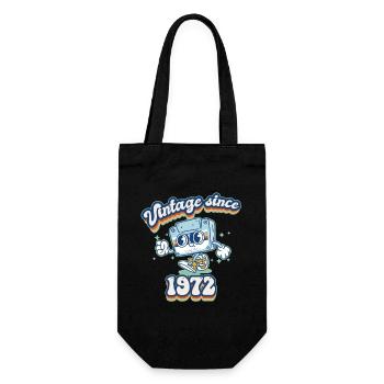 Vintage Depuis 1972 Classique 53ème Anniversaire Rétro - Sac à bouteille - noir - Devant