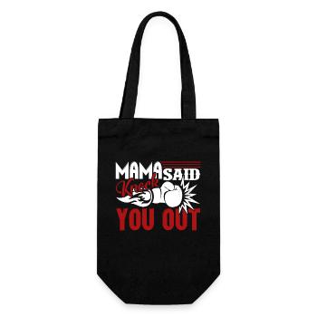 Boxing Mama Said Knock You Out - Gift Bag for Bottles - black - Front
