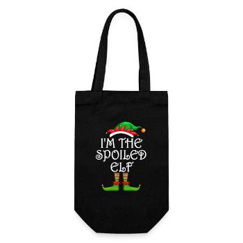 Je suis le lutin gâté Chemise assortie famille - Sac à bouteille - noir - Devant