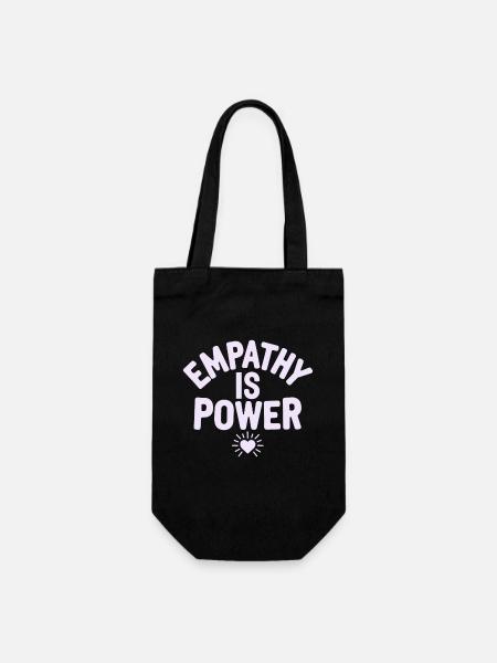 Emotional Intelligence Empathy Advocate Mindful - Geschenkbeutel für Flaschen - Schwarz