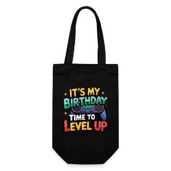 Birthday Boy Time to Level Up Birthday Gamer Boys - Sac à bouteille - noir - Devant