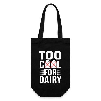 Lactose intolerance Lactose intolerant - Gift Bag for Bottles - black - Front