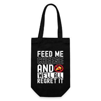 Lactose intolerance Lactose intolerant - Gift Bag for Bottles - black - Front