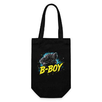 B-Boy Breakdance Breakdancer Urban Hip Hop - Gift Bag for Bottles - black - Front