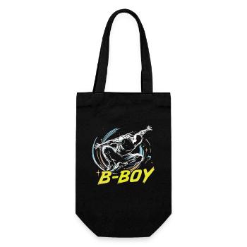 B-Boy Breakdance Breakdancer Urban Hip Hop - Gift Bag for Bottles - black - Front