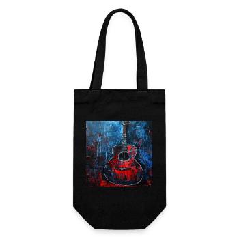 Guitare - Sac à bouteille - noir - Devant