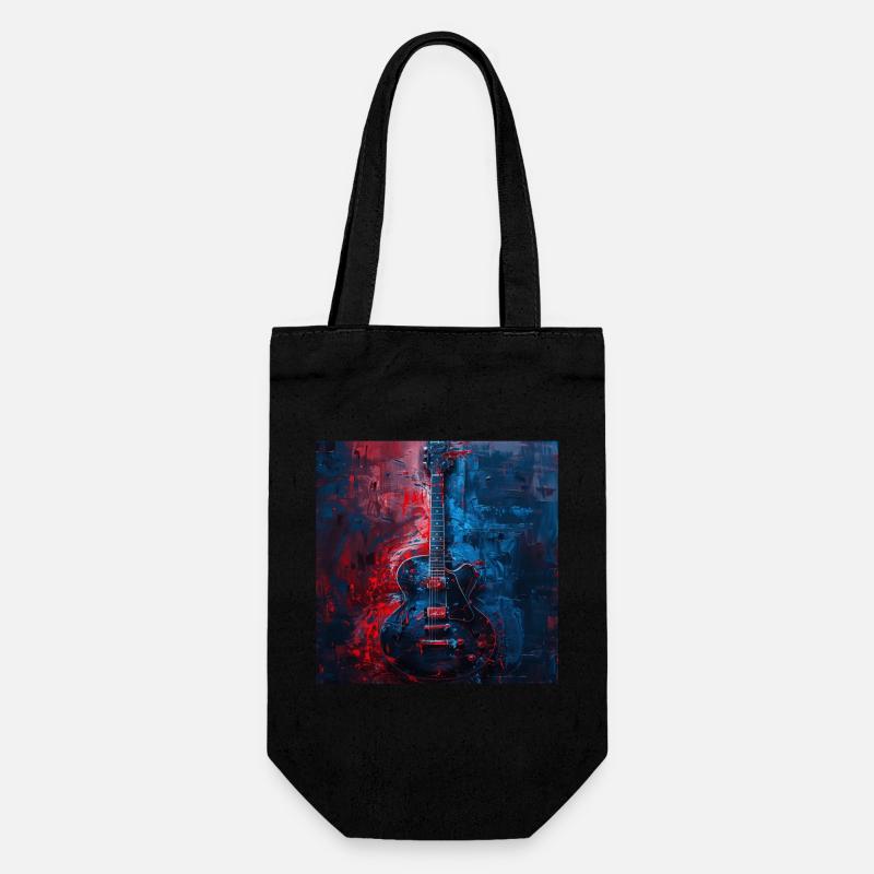 Guitare - Sac à bouteille - noir