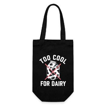 Lactose intolerance Lactose intolerant - Gift Bag for Bottles - black - Front