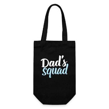 Dad's Squad Dad Dad Dad Birthday Dad - Gift Bag for Bottles - black - Front