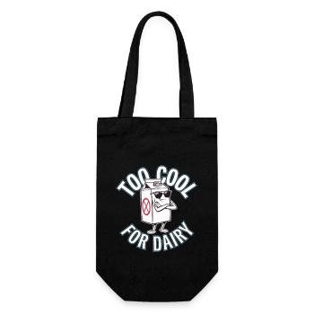 Lactose intolerance Lactose intolerant - Gift Bag for Bottles - black - Front