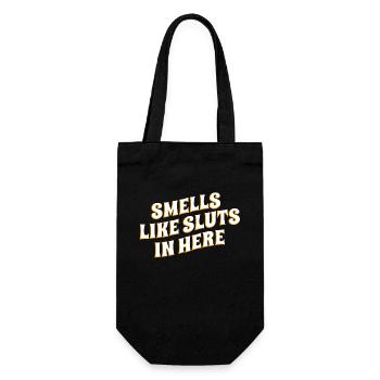 Sent comme ici Dictons humoristiques pour - Sac à bouteille - noir - Devant