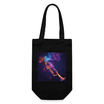 Trumpet - Gift Bag for Bottles - black - Front