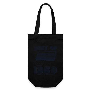 Retro 1958 Vibes 67. Geburtstag Feier Design - Geschenkbeutel für Flaschen - Schwarz - Vorne