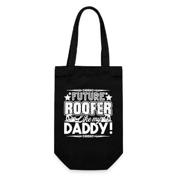 Roofer Future Roofer Like My Daddy - Gift Bag for Bottles - black - Front