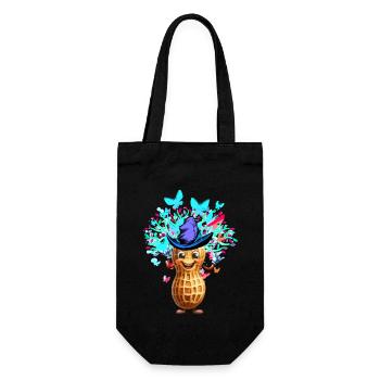 Spring Magic Peanut Peanuts Natural Insects - Gift Bag for Bottles - black - Front