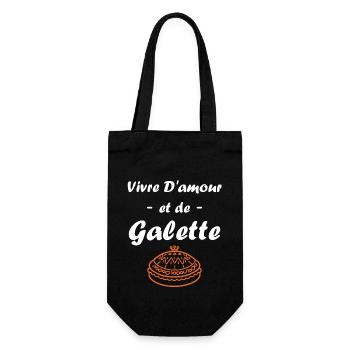 Galette - Sac à bouteille - noir - Devant