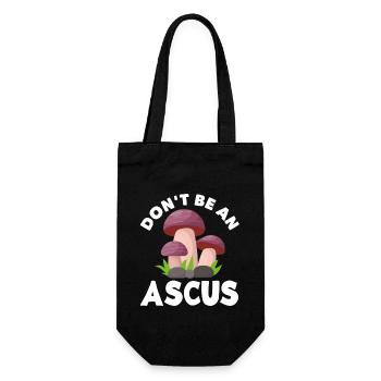 Mushroom picker is not an ascus mushroom - Gift Bag for Bottles - black - Front