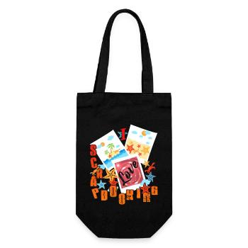 I Love Scrapbooking Funny Scrapbooking - Gift Bag for Bottles - black - Front