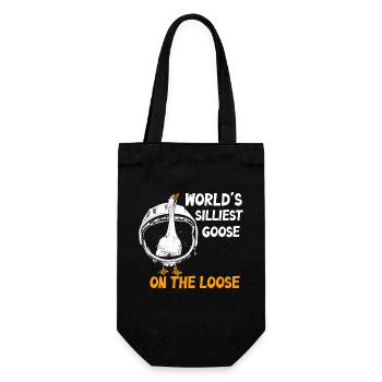 L’oie la plus stupide du monde en liberté - Sac à bouteille - noir - Devant