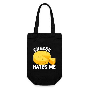 Lactose intolerance Lactose intolerant - Gift Bag for Bottles - black - Front