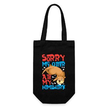 Loutre désolée, ma loutre a mangé mon - Sac à bouteille - noir - Devant