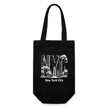 New York – Horizon de New York New York - Sac à bouteille - noir - Devant