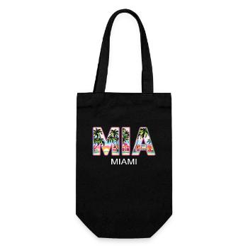 Miami Mia Miami – Ambiance tropicale pour les fans des États-Unis - Sac à bouteille - noir - Devant