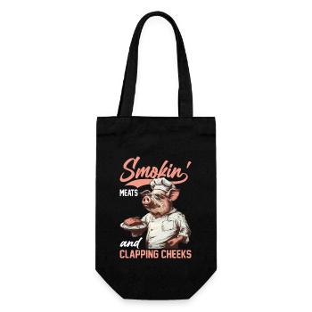Smokin' Meats And Clapping Cheeks 2 - Geschenkbeutel für Flaschen - Schwarz - Vorne
