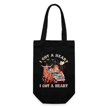 J’ai un cœur comme un camion - Sac à bouteille - noir - Devant