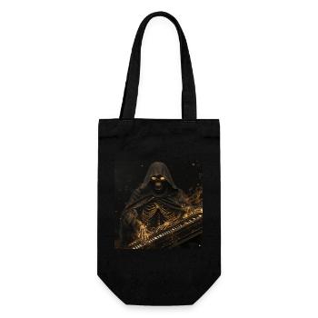 Klavier - Geschenkbeutel für Flaschen - Schwarz - Vorne