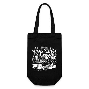 Appraiser Let The Appraiser Handle It - Gift Bag for Bottles - black - Front