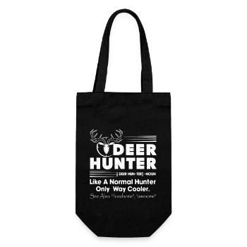 Deer Hunting Definition - Gift Bag for Bottles - black - Front