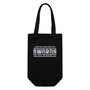 Je m’attendais à ce que les épées soient de l’humour fantastique - Sac à bouteille - noir - Devant