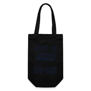 Geboren 1985 Retro Feier zum 40. Geburtstag - Geschenkbeutel für Flaschen - Schwarz - Vorne