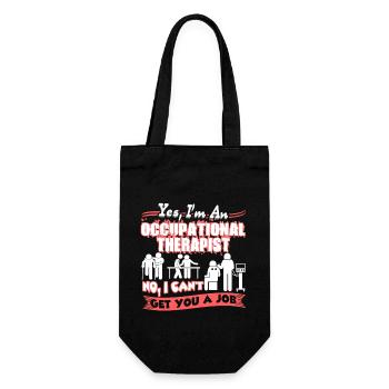 I am An Occupational Therapist - Gift Bag for Bottles - black - Front