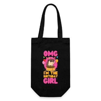 Loutre Anniversaire Fille Omg Je suis Le - Sac à bouteille - noir - Devant