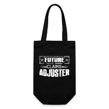 Claims Adjuster Future Claims Adjuster - Gift Bag for Bottles - black - Front