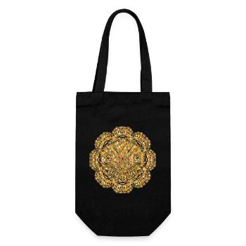 Emu Geometric - Gift Bag for Bottles - black - Front