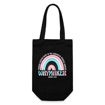 Waymaker Gardien de la promesse Faiseur de miracles - Sac à bouteille - noir - Devant