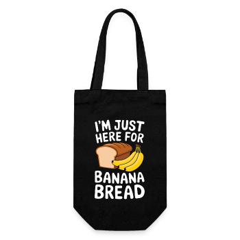 Banana Bread Dire Drôle Banana Bread Cadeau - Sac à bouteille - noir - Devant