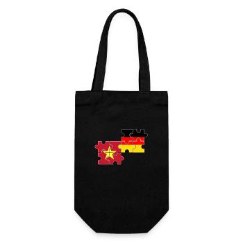 Vietnam Germany Flag German Vietnamese - Gift Bag for Bottles - black - Front